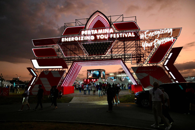 Pertamina Energizing You Festival meriahkan Pertamina Grand Prix of Indonesia 2024 di Pertamina Mandalika International Circuit, Kuta, Lombok Tengah, Nusa Tenggara Barat. Foto: Dok. Pertamina