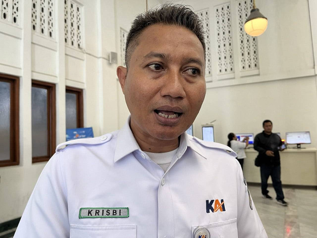 Manager Humas KAI Daop 6 Yogyakarta, Krisbiyantoro. (Foto : M Wulan)