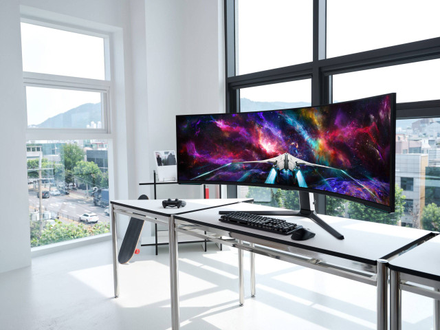 Ilustrasi monitor ultrawide. Foto: Samsung  