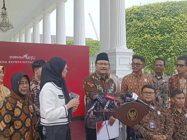 Mensos Saifullah Yusuf di Kompleks Istana Kepresidenan, Jakarta Pusat, Senin (30/9/2024). Foto: Zamachsyari/kumparan