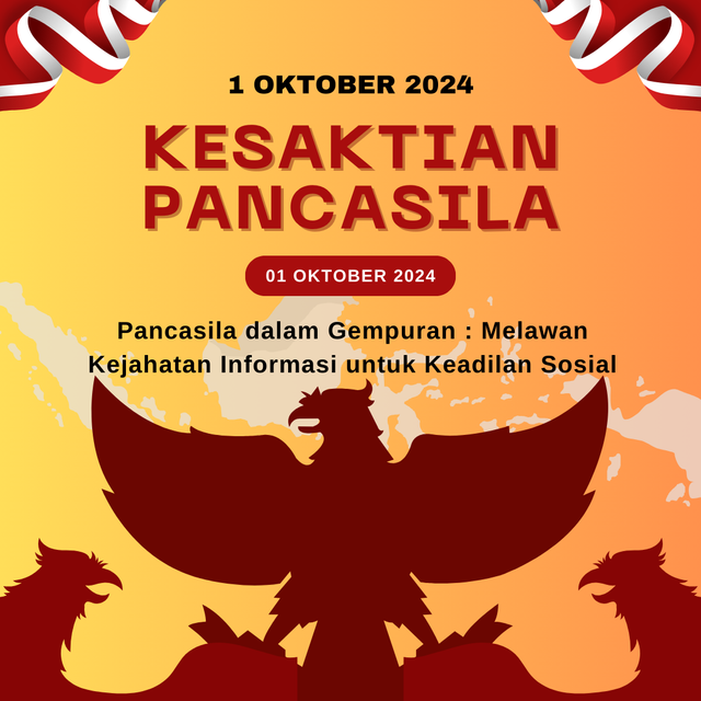 Pancasila dalam Gempuran, Foto yang diedit dengan Canva