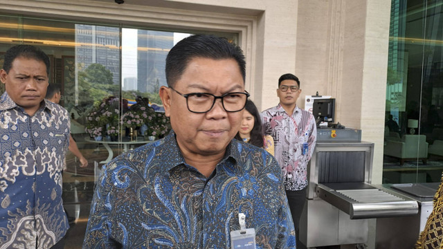 Direktur Utama Bank Mandiri, Darmawan Junaidi di Plaza Mandiri, Senin (30/9/2024). Foto: Ghifari/kumparan 