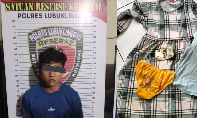 Mahasiswa berinisial IR dan barang bukti yang diamankan polisi. (ist)