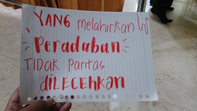 poster mencegah pelecehan seksual. Sumber : dokumen pribadi