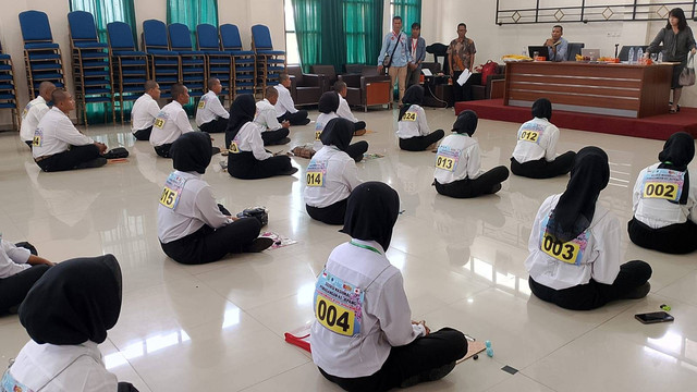 Para peserta magang saat mengikuti Seknas di Palembang, Foto : Ist