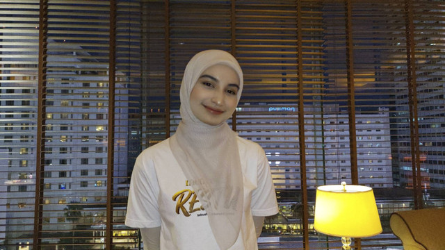 Cut Intan Nabila dalam Konferensi pers Cast Reveal film Mengejar Restu. Foto: Dok. Istimewa