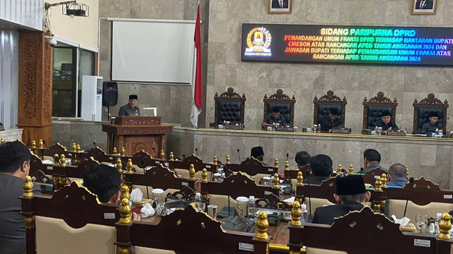 Ilustrasi rapat paripurna di DPRD Kabupaten Cirebon. Foto: Tarjoni/Ciremaitoday