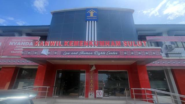 Kantor Kemenkumham Sulawesi Utara.