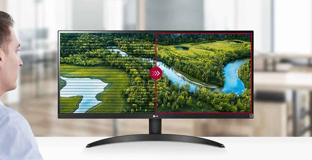 Ilustrasi monitor ultrawide. Foto: LG 