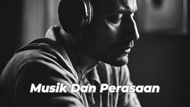 Ilustrasi perasaan mendengar musik (Canva)