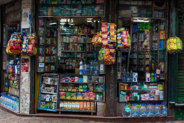 Ilustrasi toko kelontong. Foto: Shutterstock