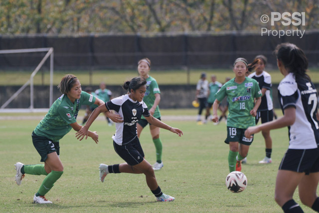 Timnas Wanita Indonesia vs Iga FC di Kota Shiga, Senin (30/9/2024). Foto: Dok. PSSI