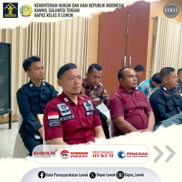 Bapas luwuk Ikuti Sosialisasi Permenkeu PER-13/PB/2024 di KPPN Luwuk