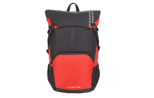 Kelebihan tas Kalibre. Foto adalah tas Kalibre Backpack x KAI 18L Black-Red. Sumber: iamkalibre.id