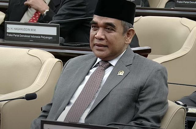 Ahmad Muzani dalam sidang MPR, Kamis (3/10/2024). Foto: MPR RI