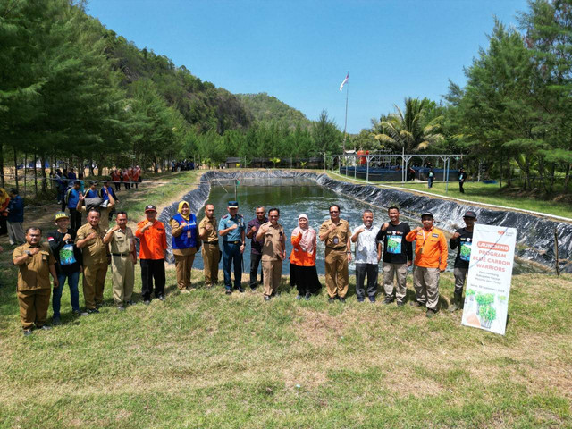  Rumah Zakat meluncurkan program Blue Carbon Warriors di Desa Wisata Tangguh Pesisir Watu Mejo Mangrove Park, Dusun Kiteran, Desa Kembang, Pacitan.