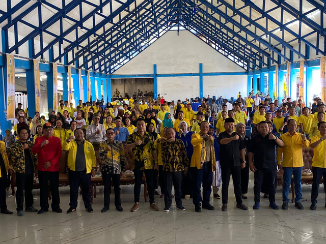 Cawagub Kalbar, Didi Haryono, menghadiri Konsolidasi Relawan Pemenangan Pilkada DPD Partai Golkar Kabupaten Melawi. Foto: Yulia Ramadhiyanti/Hi!Pontianak