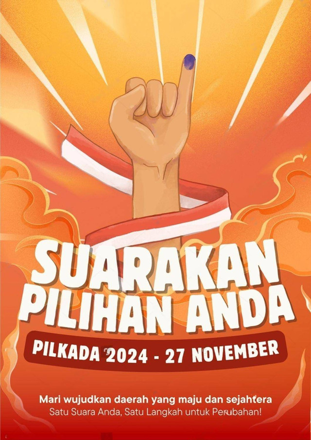 Ilustrasi ( Sumber : Shutterstock https://www.shutterstock.com/id/image-vector/empower-your-vote-pilkada-2024-on-2523086721 )