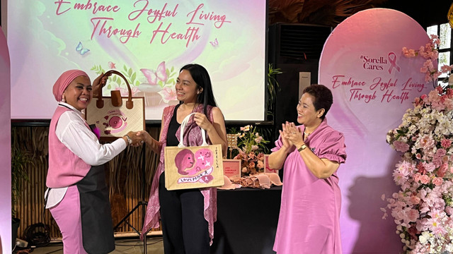 Sorella dan Lovepink adakan acara 'Embrace Joyful Living Through Health', Jumat (4/10). Foto: kumparanWOMAN/Galuh Anisya Fitrananda