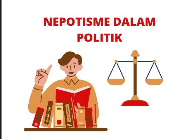 Nepotisme dalam negara demokratis mengancam keadilan, di mana jabatan sering diberikan kepada kerabat pejabat, bukan berdasarkan kemampuan. Ini merusak kepercayaan publik dan nilai-nilai demokrasi. (image: Aufa Tiovanabil Prabawa, dibuat di canva) 