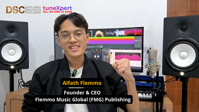 Alfath Flemmo Komposer Gen Z Siap Merevolusi Industri Musik dengan TuneXpert Melalui Kompetisi Diplomat Success Challenge 2024. (dok. pribadi).