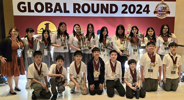 Siswa dari Singapore National Academy (SNA) boyong medali World Scholar's Cup 2024 yang diadakan di Bangkok, Thailand.