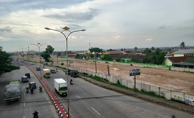 Hutan kota di sekitar Jalan Soekarno Hatta, Bypass, Way Halim, Bandar Lampung yang kini telah hilang. | Foto : Lampung Geh