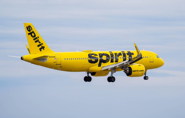 Maskapai Spirit Airlines. Foto: Shutterstock