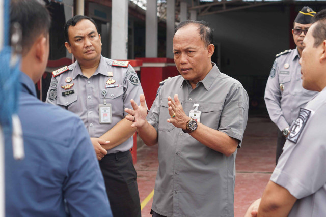 Tinjau Kondisi Sarana dan Prasarana, Rutan Dumai Dikunjungi Sesditjenpas.