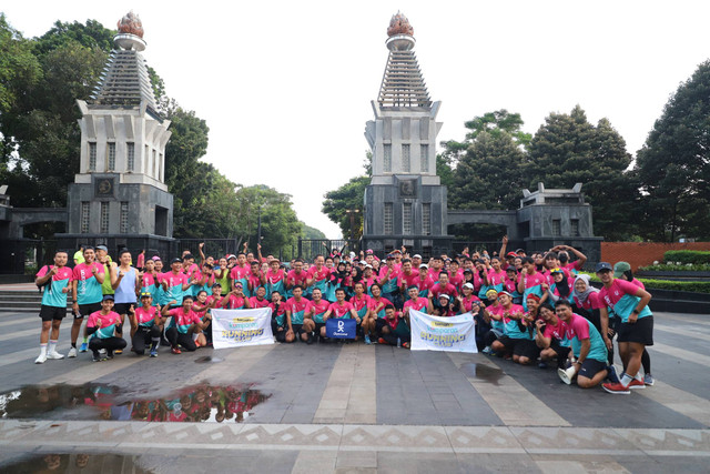 Kegiatan Fun Run teman kumparan Running Club (30/06). Foto: kumparan