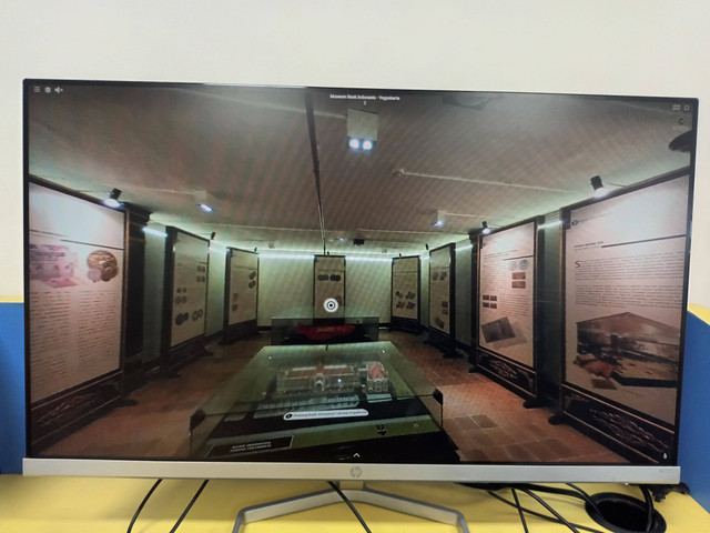 Virtual tour Museum Bank Indonesia Yogyakarta (Sumber: Dokumentasi pribadi)