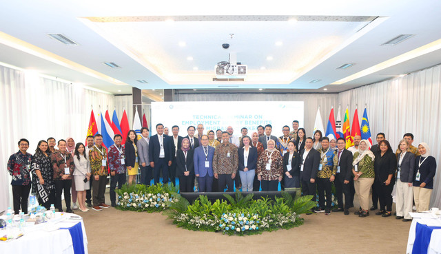 Asia-Pasifik yakni Asian Workers’ Compensation Association (AWCA) menggelar seminar teknis bertajuk Manfaat Kecelakaan Kerja bagi Pekerja Migran di Kantor Pusat BPJS Ketenagakerjaan, Jakarta. Foto: Dok. BPJS Ketenagakerjaan