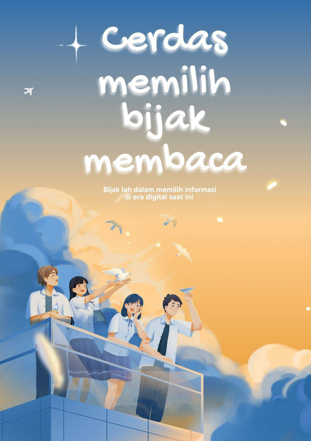 Bijak lah memilih informasi di era digital (sumber :canva.com)