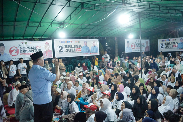 Ria Norsan berkunjung ke Kelurahan Pasir Wan Salim, Parit Banjar. Foto: Dok. Istimewa