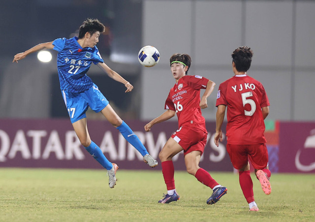 Hyundai Red Angels Women mengalahkan Wuhan Jiangda dalam lanjutan Liga Champions Wanita Asia, Rabu (9/10/2024). Foto: Dok. AFC