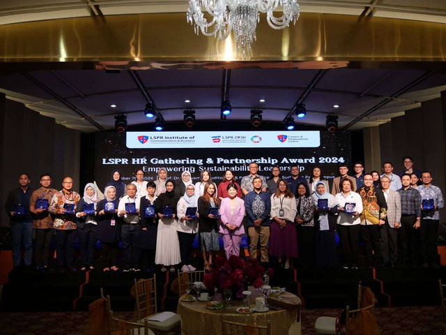 LSPR Selenggarakan HR Gathering & Partnership Awards 2024