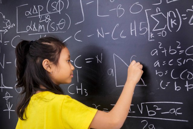 Ilustrasi Anak Belajar Matematika. Foto: Shutterstock