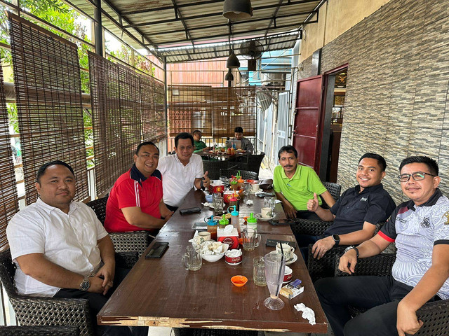 Kepala Rutan Dumai Coffe Morning Bersama Pengadilan Negeri Dumai dan Kejaksaan Negeri Dumai.