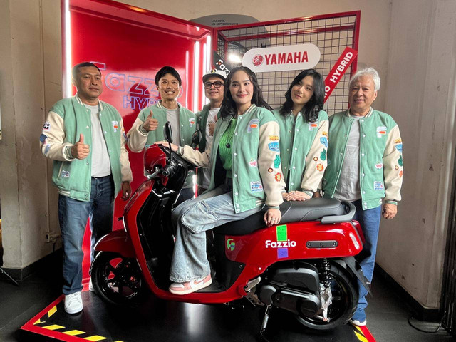 Peluncuran varian terbaru Yamaha Fazio Hybrid. Foto: Fitra Andrianto/kumparan