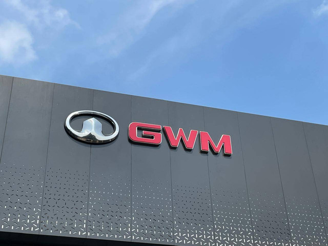 Logo GWM (Great Wall Motor). Foto: Sena Pratama/kumparan