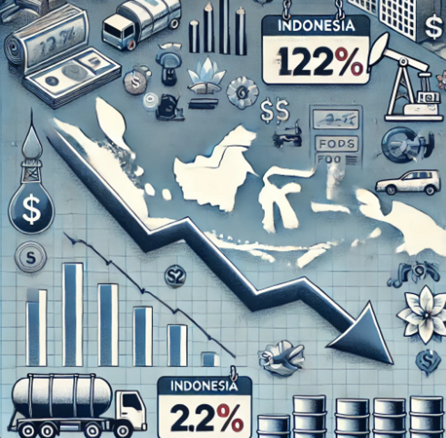 Infografis tentang deflasi yang terjadi di Indonesia saat ini sumber : https://leonardo.ai/