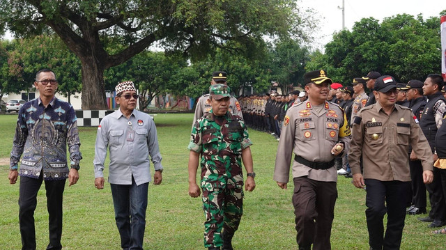 Satgas KUAT Polres Lampung Tengah. | Foto: Dok Humas Polres Lampung Tengah