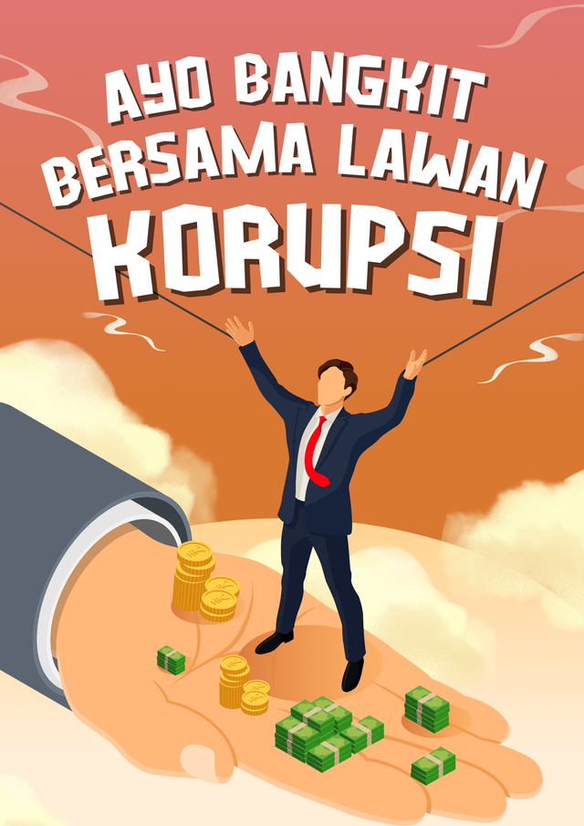 Korupsi Bansos: Mengapa Sistem Politik dan Budaya Indonesia Rentan? (Image: Ahmadi Rahmat Sultannullah, made from Canva)