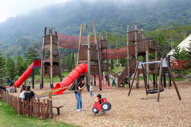 Outdoor Playground di Bali Farm House. Foto: Bali Farm House. 