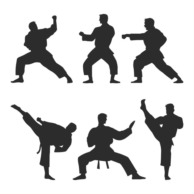 Ilustrasi Gerakan Karate (freepik.com)