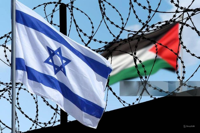 Perbatasan yang dijaga ketat antara Palestina dan Israel (sumber: https://pixabay.com/id/)