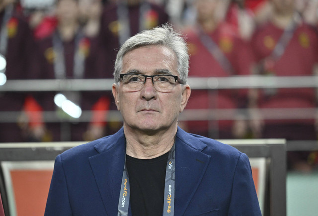 Pelatih kepala China, Branko Ivankovic. Foto: Jung Yeon-je/AFP