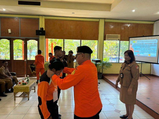 Kantor SAR Maumere Gelar Pelatihan Potensi SAR Water Rescue Diikuti 50 Peserta