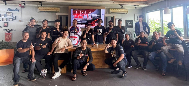 Nobar Asia Road Racing Championship (ARRC) 2024 yang digelar Asmo Kalbar. Foto: Dok. Astra Motor Kalbar