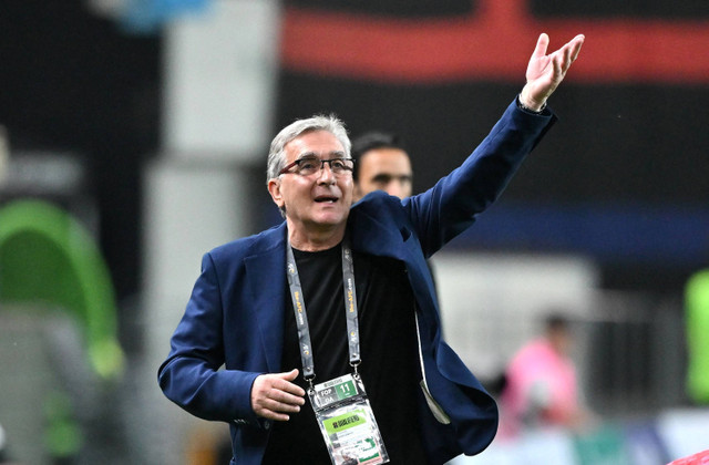 Pelatih Timnas China Branko Ivankovic. Foto: JUNG YEON-JE / AFP